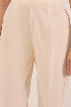 COTTON LACE  PANTS - IVORY
