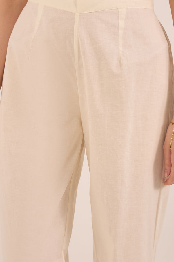 COTTON LACE  PANTS - IVORY