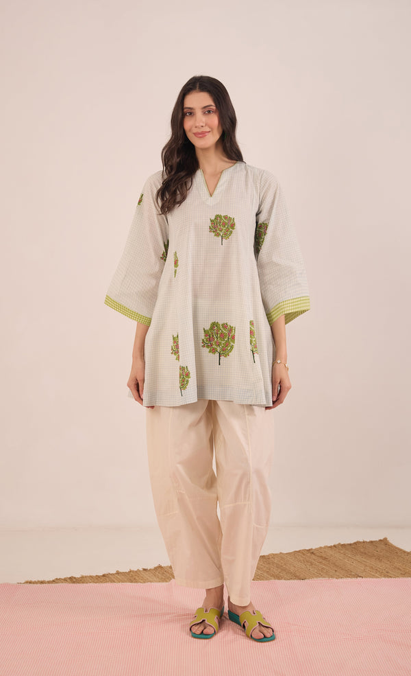 COTTON BOAT PANTS - IVORY